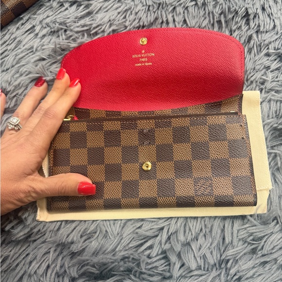 ⭐️Louis Vuitton Trevi PM Bag and Matching Emilie Wallet Damier Ebene⭐️ - Picture 15 of 16